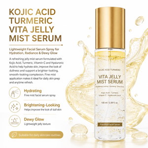 Sérum en Brume Hydratant et Éclaircissant au Curcuma et à l'Acide Kojique OEM ODM – Brume Faciale Rafraîchissante - Product Image 2