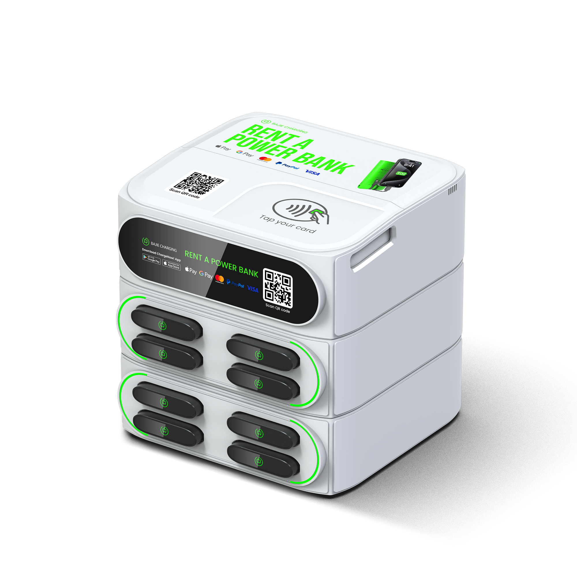 Station De Charge USB 60W Avec Écran LCD - 6 Ports USB-A + 1 USB-C - Surveillance En Temps Réel - Charge Rapide Multi-Appareils - 8