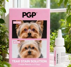 Penghilang noda air mata canggih untuk anjing & tetesan mata kucing untuk menghilangkan noda cokelat kemerahan - Product Image 4