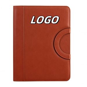 Carpeta de Documentos A4 Personalizada X515, Carpeta con Cierre de Cuero PU, Bolsa de Conferencia, Maletín de Cuero, Portafolio con Asa - Product Image 1