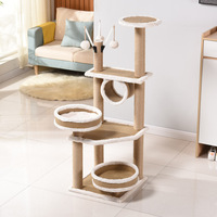 Rattan niedlich Big Pet Holz matte Modern Luxury Tall Große Spring plattform Grabbing Post Grabbing Board Stehendes Kratz baums pielzeug