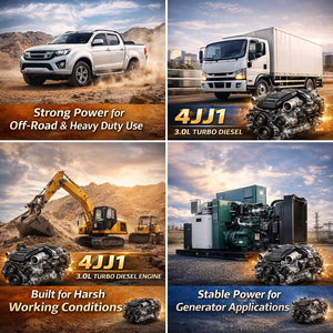 <span class=keywords><strong>Motor</strong></span> Diésel Turbo SCDC ISUZU 4JJ1 <span class=keywords><strong>de</strong></span> 116KW y 3000RPM, <span class=keywords><strong>4</strong></span> Cilindros en Línea, Refrigerado por Agua, para Camioneta y SUV, Alto Rendimiento - Product Image 2