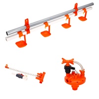 Système d'abreuvement automatique par tétine pour poulets, équipement complet pour élevage de poulets de chair