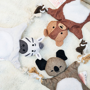 Modelo animal ecológico, suministros para mascotas, juguetes de cuerda de algodón con efectos de sonido, juguetes de papel para perros, venta al por mayor - Product Image 1