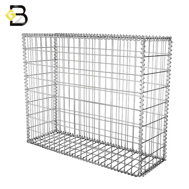 Galvanized Factory Easy Installation Flood Protective Welded Baskets Retaining Wall Stone Cage Welded Gabion Box