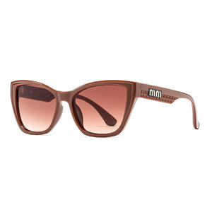 Lunettes de soleil œil de chat pour femmes, monture en plastique noir, protection UV400, type 3, pour usage extérieur - Product Image 5