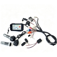 Kit moteur central électrique puissant QS138 70H V3 pour VTT, avec compteur de vitesse Fardriver ND72680 TFT LCD et moteur à engrenages 3000W