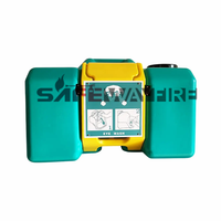 2025 nouveauté 16 gallons Portable solution de lavage oculaire sécurité d'urgence lavage des yeux accessoire d'équipement de lutte contre l'incendie