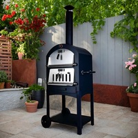 Four à pizza extérieur portable de 63 pouces à granulés de bois pour le camping et le jardin - Vente en gros