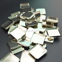 24 Casseroles magnétiques pour maquillage-Casseroles carrées en métal pour poudre/fard à joues/crème cosmétiques