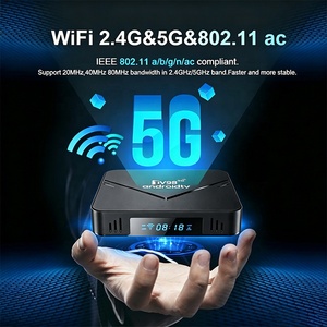 กล่องรับสัญญาณทีวี 2026 TV98 Rockchip RK3518 IPTV STB รองรับการสตรีม 8K อุปกรณ์อินเทอร์เน็ต Ott แรงสัญญาณ 5G ดูอัลไวไฟ พรีเมียม ระบบปฏิบัติการ Android 14 Golden Sep Top TV Box - Product Image 5