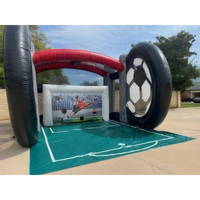 Jeu de football gonflable, jeu de tir au but de football, château gonflable, jeu de défi de penalty de football