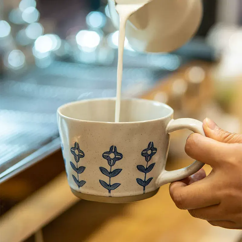 아름다운 북유럽 스타일 세라믹 커피 컵 전문 선물 머그잔 찻잔