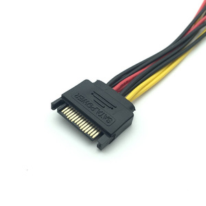 Cable de alimentación Sata 15p macho a divisor hembra 2x15p de 20 cm para adaptador de disco duro - Product Image 4
