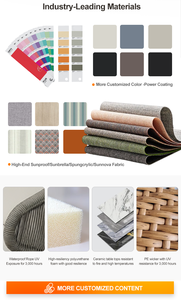 كرسي استلقاء خارجي عالي الجودة من الراتان البلاستيكي المقاوم للماء، أثاث حدائق وحمامات سباحة، سرير استرخاء للشاطئ وحمام السباحة - Product Image 5