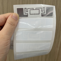 Étiquette RFID UHF vierge 73x20mm prête à être expédiée, 3000 pièces/rouleau, ISO 18000-6C, 860-960MHz, autocollant RFID longue portée