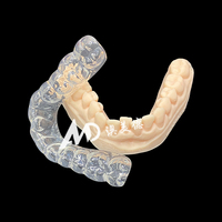 Protège-dents de nuit double couche souple et rigide |   Attelle occlusale hybride personnalisée pour les cliniques professionnelles