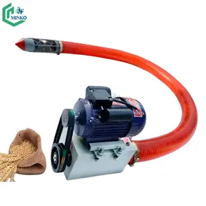 Linh Hoạt Ống Auger 10T 5M Chiều Dài Hạt Giống Hạt Mềm Ống Băng Tải 500 Mm Phễu