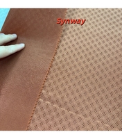 Tissu d'ameublement en polyester tissé 380GSM 1.9MM, anti-humidité, résistant à l'abrasion, couleur unie pour coussin de siège de voiture et chaise de maison