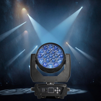 Shehds Wash + Light Yuer 19X15W Rgbw Éclairage à tête mobile Led RGBW Zoom Lumières Aura pour scène
