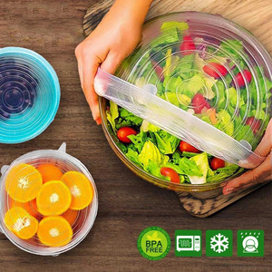 Échantillon GRATUIT Sans BPA Sans plastique Sans odeur Flexible en silicone LFGB Compatible micro-ondes et réfrigérateur Pliable Facile à nettoyer Rangement - Product Image 3