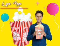 Boîte à popcorn géante moderne pliable en carton 3D, debout, pour les décorations de fête sur le thème du cinéma, du carnaval