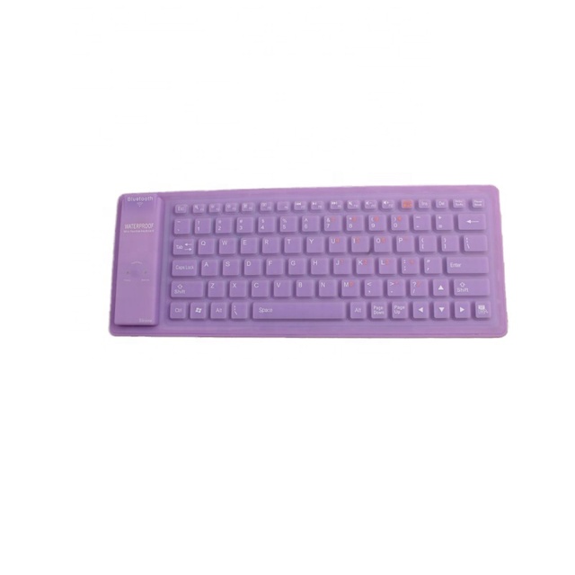 Wholesale 84 Keys Wireless Silicon Soft Flexible Keyboard Foldable Silicone Keyboards