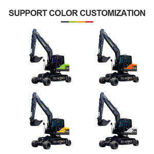 2024 Nieuwe Grondverzetmachines Sporen Graafmachine 12 <span class=keywords><strong>Ton</strong></span> Wielrupsgraafmachines - Product Image 4