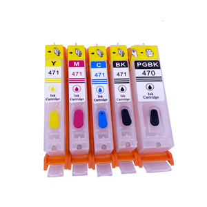 PGI-570 CLI-571 cartucho de tinta rellenable con Chip para Canon MG5750 <span class=keywords><strong>MG5751</strong></span> MG5752 MG5753 MG6850 MG6851 MG6852 MG6853 de inyección de tinta CISS - Product Image 5