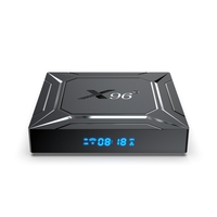 X96 M200 Amlogic 1000M Android 14 TV Box 2G 4G RAM 16G 32G 64G ROM M Gigabit Ethernet Soporte Personalización Logo Firmware