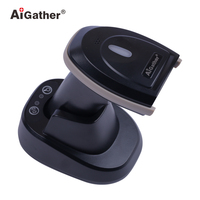 Escáner de Código de Barras Personalizable con Función de Modo Inventario, Escáner Portátil de Alta Configuración, Lector de Códigos QR Inalámbrico con Base