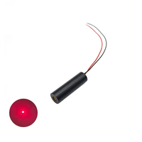 Nouveau module diode laser à point rouge visible de qualité industrielle, compact, D12mm, 635nm, 50mW, 3V, 5V, 12V, MZLASER, pour positionnement