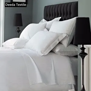 Постельное белье Deeda factory 1 см в полоску, белое постельное белье для отеля, Комплект постельного белья