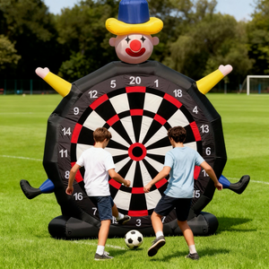 Feidu FD16 Tablero de dardos inflable gigante de payaso para fútbol, juego de fútbol al aire libre, objetivo para fiestas, carnavales, grado comercial 210D - Product Image 2