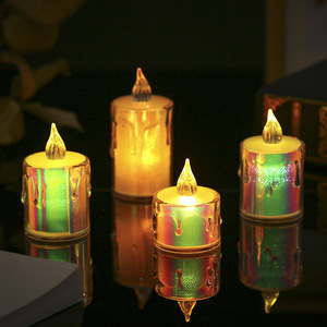 simulation transparentes elektronisches kerzenlicht <span class=keywords><strong>led</strong></span> kristall kerzenlicht weihnachten rauchfrei tee wachs romantisch geburtstag kerze - Product Image 4