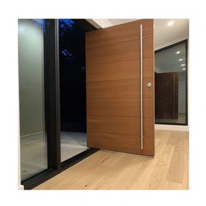 <span class=keywords><strong>Alucasa</strong></span>-puertas pivotante para entrada frontal residencial, diseño de madera personalizado para Exterior, bajo precio - Product Image 6