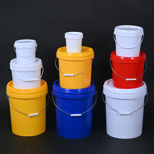 Seau de marinade rond noir de 18 L en plastique de qualité alimentaire, non toxique, écologique, recyclable, barils et seaux personnalisables - Product Image 5