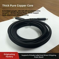 Câble de charge rapide USB-C vers Type C 1M 3M en nylon tressé 3A PD 60W pour iPhone 18 17/16/15 Pro Max Air Macbook iPad Pro