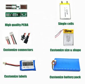 リチウムポリマーLipo充電式バッテリーヘッドセットヘッドフォン3.7V Airpodsイヤホンワイヤレスバッテリー - Product Image 3