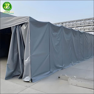 Impermeable negro 4m X5m 4x6m 6x8 400 gramos Pvc lona inflable cabina tienda - Product Image 2