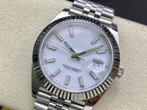 Reloj de Lujo de Super Calidad, Mecánico, Resistente al Agua, 41 mm, Acero CFactory 904l, Movimiento 3235, 126-334, Correa Jubilee - Product Image 2