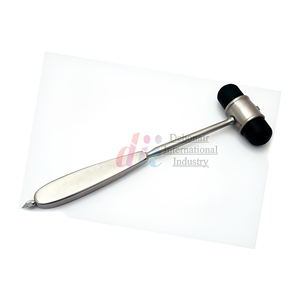 Marteau de réflexe de Dejerine neurologique 8 pouces en acier inoxydable, outil de diagnostic par percussion, fournisseur en gros - Product Image 5