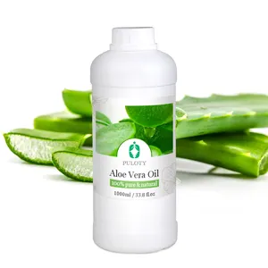 Aceite de aloe vera natural para el crecimiento del cabello, aceite de aloe vera orgánico puro al 100%, venta al por mayor