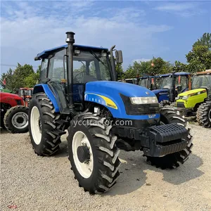 Tractor de agricultura 4WD 120hp, segunda mano, nuevo, disponible con accesorios