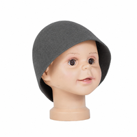 Chapeau de sauna de luxe en feutre 100 % laine mérinos, motif dessin animé, le plus vendu, réutilisable, résistant à l'usure, confortable, protection thermique, pour adulte, spa et bain