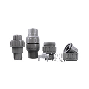 <span class=keywords><strong>Valvola</strong></span> di ritegno in PVC personalizzata per uso industriale e domestico-prevenzione del riflusso in linea per sistemi idrici <span class=keywords><strong>valvola</strong></span> di ritegno a sfera in Pvc da 70mm in Pvc - Product Image 2