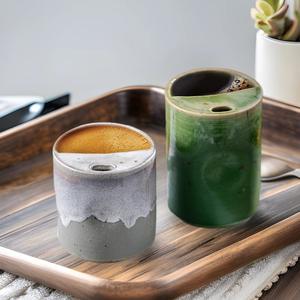 500ml/610ml/900ml poterie japonaise faite à la main grande capacité boisson en céramique thé et tasse à café <span class=keywords><strong>sans</strong></span> poignée - Product Image 1