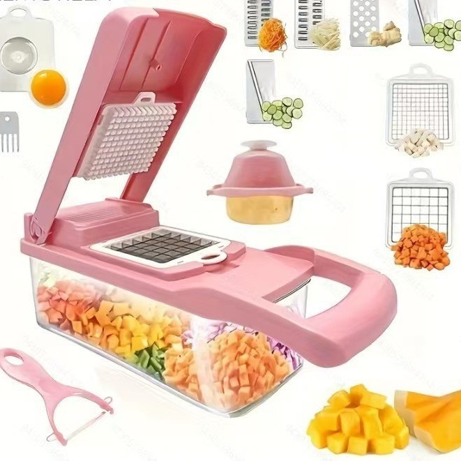 Pink paring knife 16 piece set