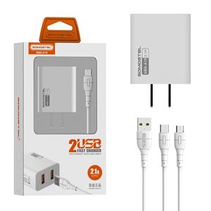 Nuevo Cargador Rápido de 2 Puertos USB para <span class=keywords><strong>iPhone</strong></span> 12 13 14 15 Pro Max, Cargador de Teléfono <span class=keywords><strong>Móvil</strong></span>, Cargadores para Celulares - Product Image 3