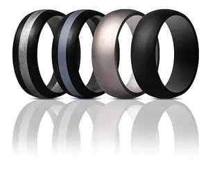 Custom High Quality Silicone Wedding Ring Camo